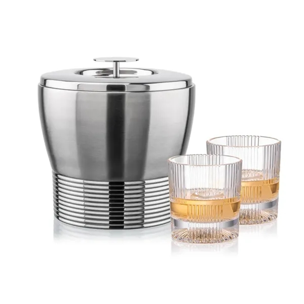 The Genoa Ice Bucket & On-the-Rocks Set is designed for effortless... from ASI 84592 St Regis Group