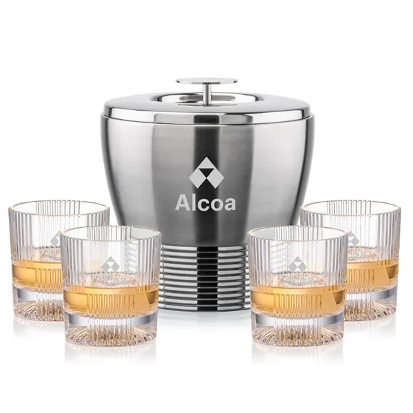 The Genoa Ice Bucket & On-the-Rocks Set is designed for effortless... from ASI 84592 St Regis Group