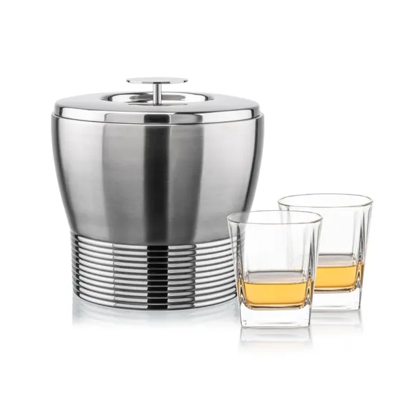 The Genoa Ice Bucket & On-the-Rocks Set is designed for effortless... from ASI 84592 St Regis Group