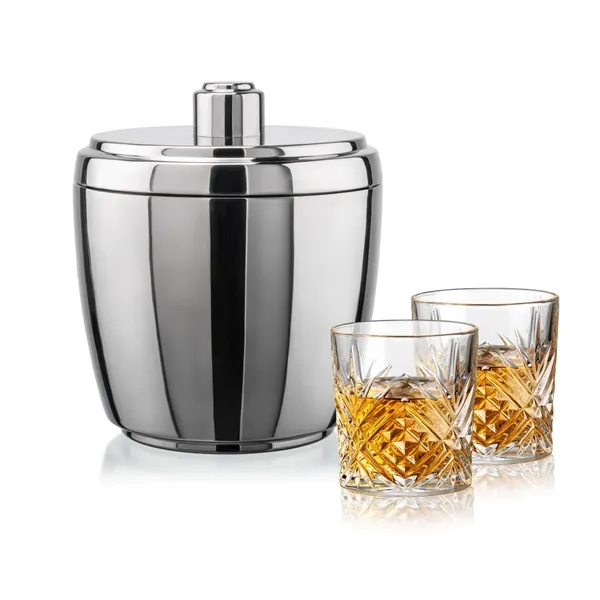 The Pescara Ice Bucket & On-the-Rocks Set combines modern style with... from ASI 84592 St Regis Group