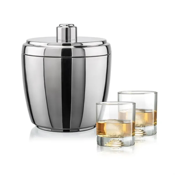 The Pescara Ice Bucket & On-the-Rocks Set combines modern style with... from ASI 84592 St Regis Group