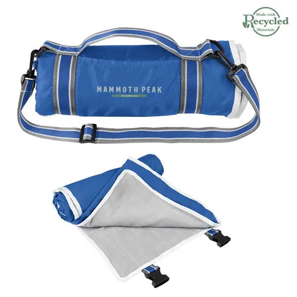 48" x 57" roll-up blanket with buckle closure and detachable/adjustable shoulder... from ASI 61125 Hit Promotional Products / Hit®