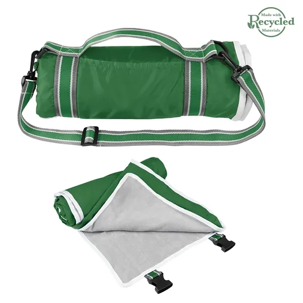 48" x 57" roll-up blanket with buckle closure and detachable/adjustable shoulder... from ASI 61125 Hit Promotional Products / Hit®