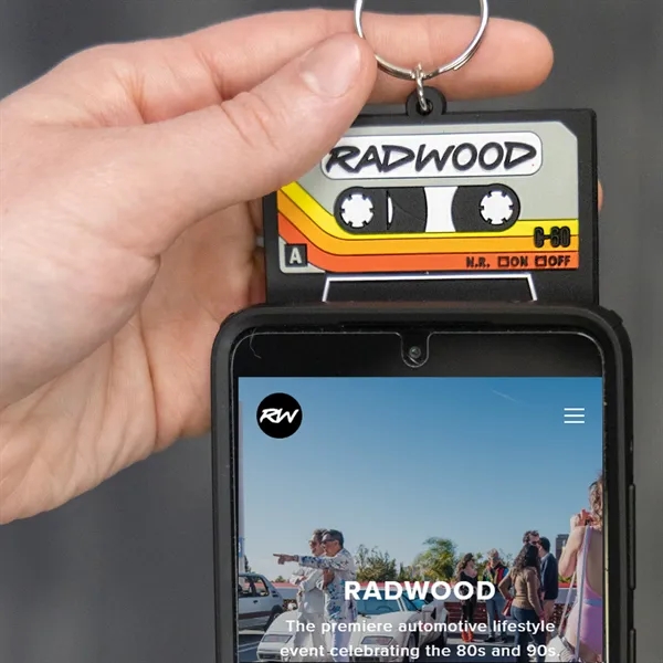 Custom Shape PVC Keychain with integrated NFC Function. Up to 6... from ASI 52263 EMT