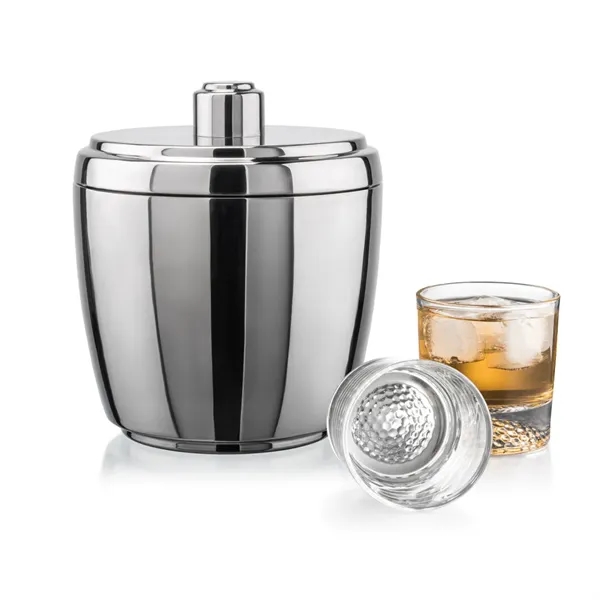 The Pescara Ice Bucket & On-the-Rocks Set combines modern style with... from ASI 84592 St Regis Group