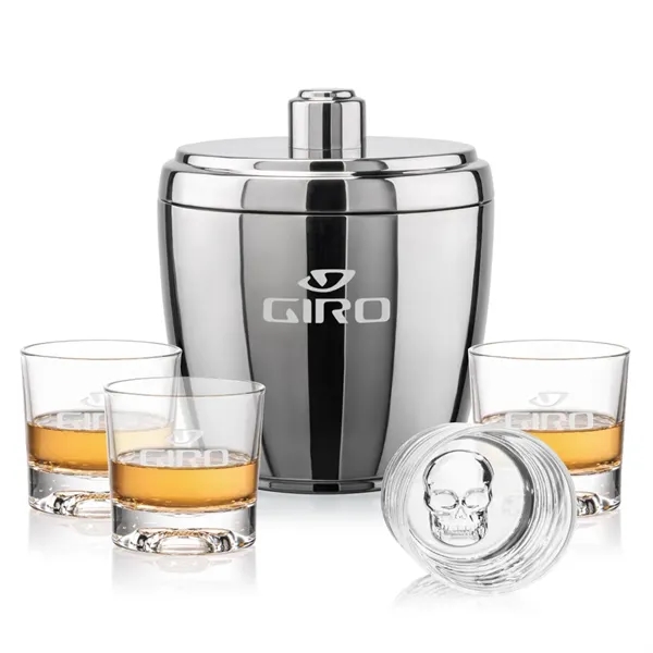 The Pescara Ice Bucket & On-the-Rocks Set combines modern style with... from ASI 84592 St Regis Group