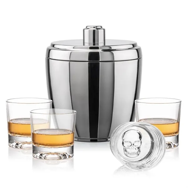 The Pescara Ice Bucket & On-the-Rocks Set combines modern style with... from ASI 84592 St Regis Group