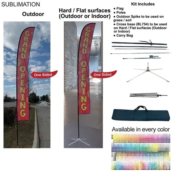 19' X-Large Feather Flag Kit... from ASI 53509 FIEL-Fairdeal Import & Export