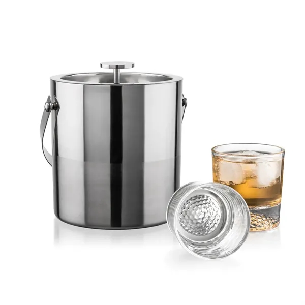 The Catania Ice Bucket with On-the-Rocks Set brings refined style and... from ASI 84592 St Regis Group