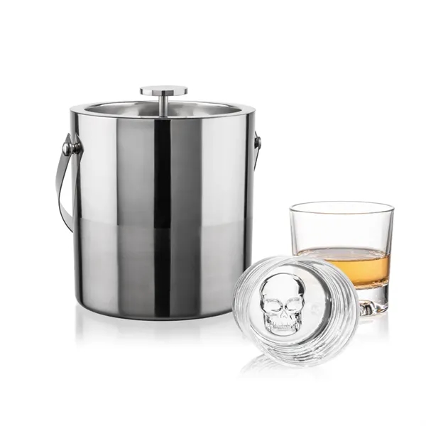 The Catania Ice Bucket with On-the-Rocks Set brings refined style and... from ASI 84592 St Regis Group