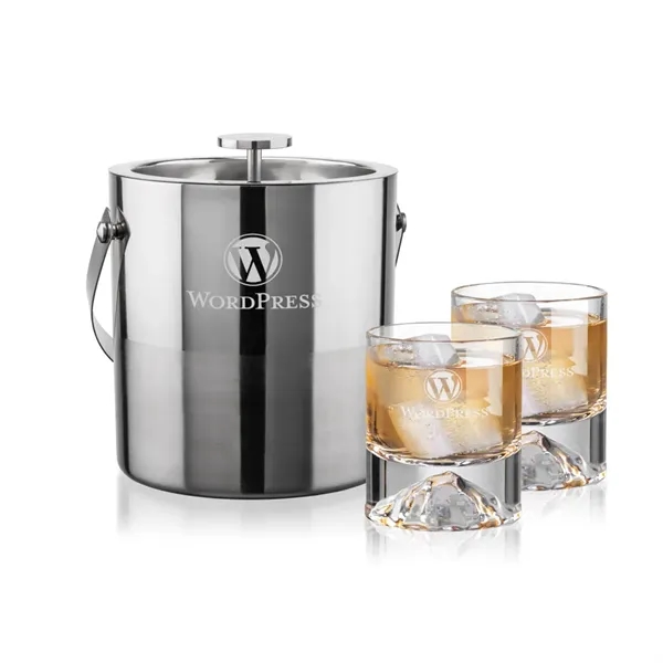 The Catania Ice Bucket with On-the-Rocks Set brings refined style and... from ASI 84592 St Regis Group