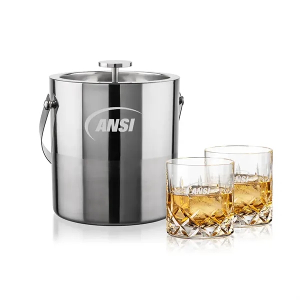 The Catania Ice Bucket with On-the-Rocks Set brings refined style and... from ASI 84592 St Regis Group