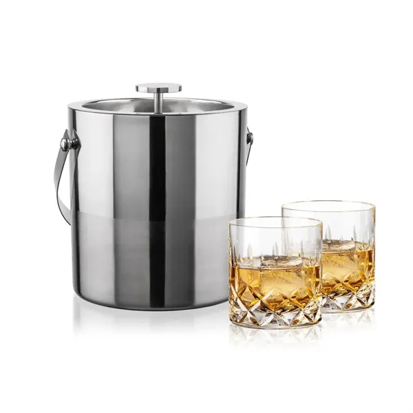 The Catania Ice Bucket with On-the-Rocks Set brings refined style and... from ASI 84592 St Regis Group