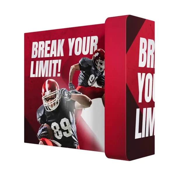 10'w x 8'h  L-Shape Box Display Wall, aluminum frame, full... from ASI 49891 Discount Marketing Products / DMP