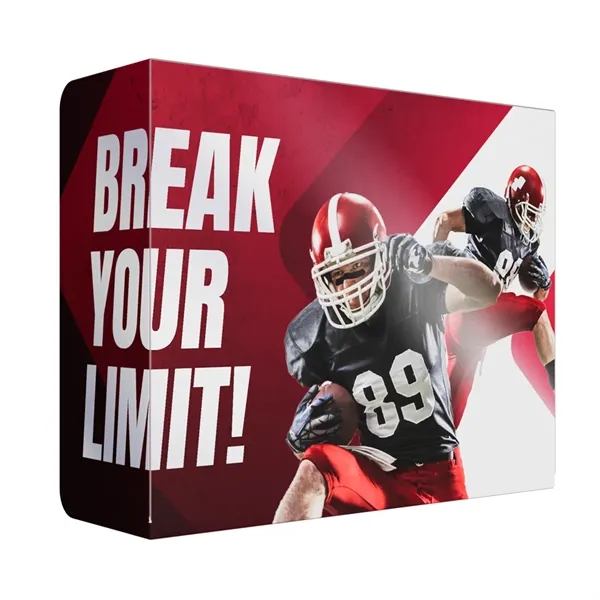 10'w x 8'h  L-Shape Box Display Wall, aluminum frame, full... from ASI 49891 Discount Marketing Products / DMP