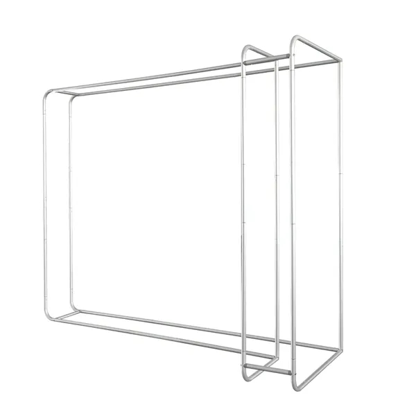 10'w x 8'h  L-Shape Box Display Wall, aluminum frame, full... from ASI 49891 Discount Marketing Products / DMP