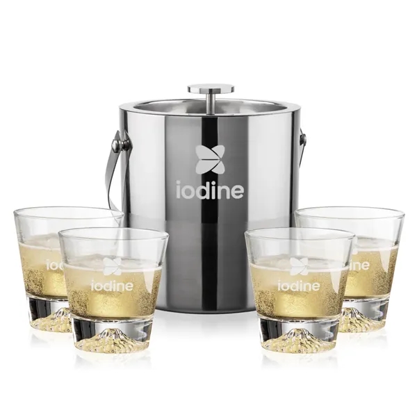 The Catania Ice Bucket with On-the-Rocks Set brings refined style and... from ASI 84592 St Regis Group