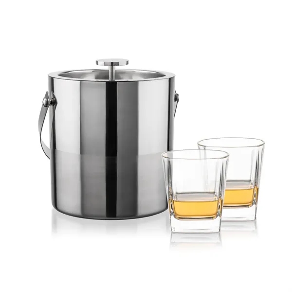 The Catania Ice Bucket with On-the-Rocks Set brings refined style and... from ASI 84592 St Regis Group