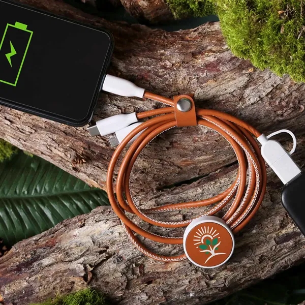 A 3-in-1 charging cable made from eco-friendly materials... from ASI 61966 HPG / OrigAudio HPG Gold