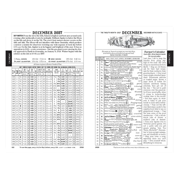Almanac features weather forecasts, folklore, with wisdom and feature stories.... from ASI 61966 HPG / Beacon Promotions HPG Gold