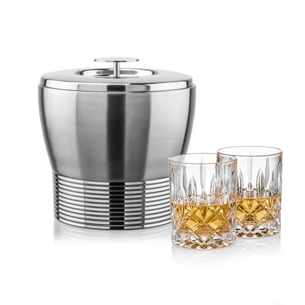 The Genoa Ice Bucket & On-the-Rocks Set is designed for effortless... from ASI 84592 St Regis Group