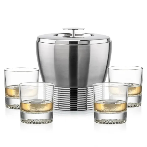 The Genoa Ice Bucket & On-the-Rocks Set is designed for effortless... from ASI 84592 St Regis Group