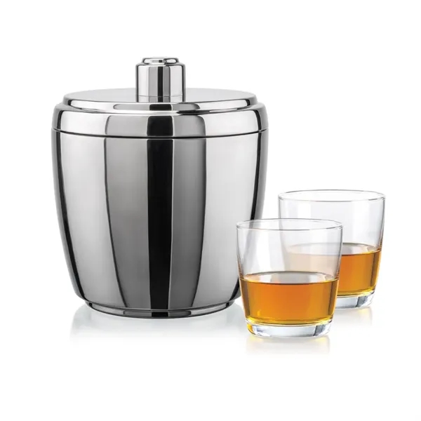 The Pescara Ice Bucket & On-the-Rocks Set combines modern style with... from ASI 84592 St Regis Group