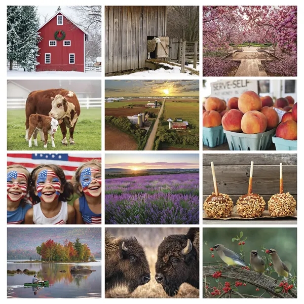 13 month staple bound wall calendar that brings The Old Farmer's... from ASI 61966 HPG / Beacon Promotions HPG Gold