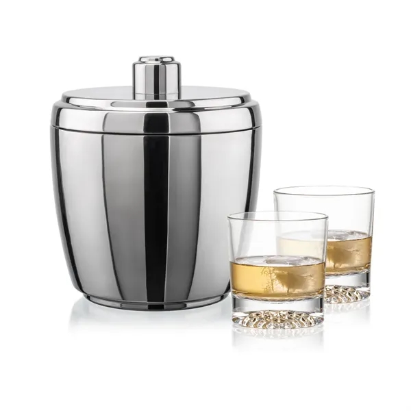 The Pescara Ice Bucket & On-the-Rocks Set combines modern style with... from ASI 84592 St Regis Group