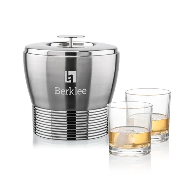 The Genoa Ice Bucket & On-the-Rocks Set is designed for effortless... from ASI 84592 St Regis Group
