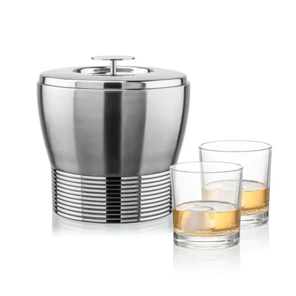 The Genoa Ice Bucket & On-the-Rocks Set is designed for effortless... from ASI 84592 St Regis Group