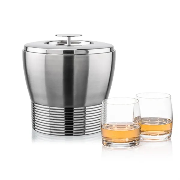 The Genoa Ice Bucket & On-the-Rocks Set is designed for effortless... from ASI 84592 St Regis Group