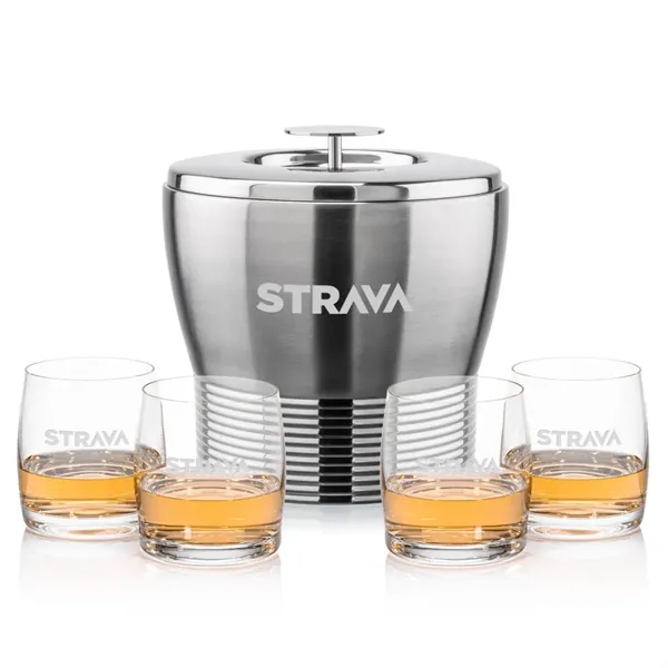 The Genoa Ice Bucket & On-the-Rocks Set is designed for effortless... from ASI 84592 St Regis Group