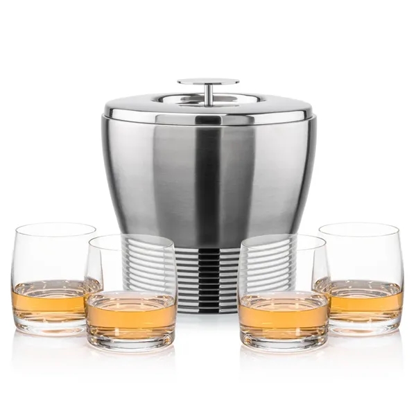 The Genoa Ice Bucket & On-the-Rocks Set is designed for effortless... from ASI 84592 St Regis Group