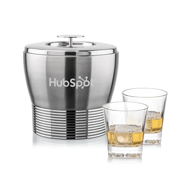 The Genoa Ice Bucket & On-the-Rocks Set is designed for effortless... from ASI 84592 St Regis Group