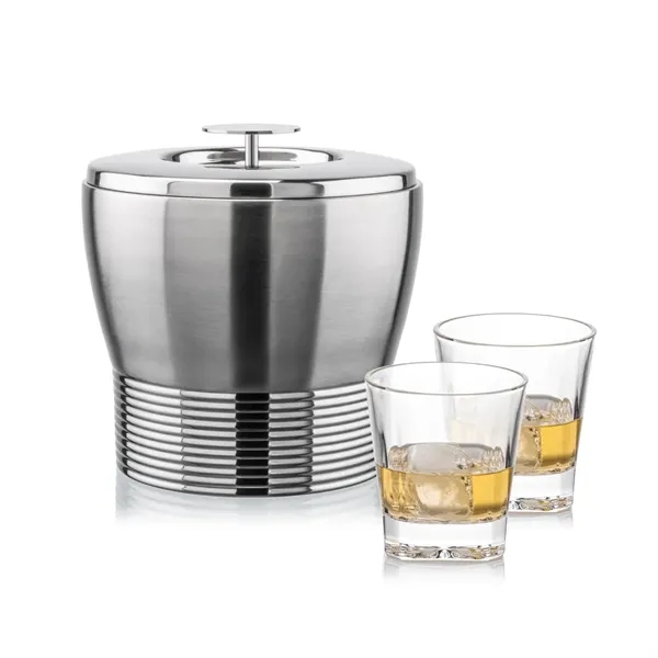 The Genoa Ice Bucket & On-the-Rocks Set is designed for effortless... from ASI 84592 St Regis Group