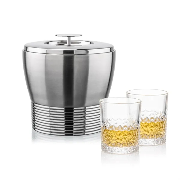 The Genoa Ice Bucket & On-the-Rocks Set is designed for effortless... from ASI 84592 St Regis Group