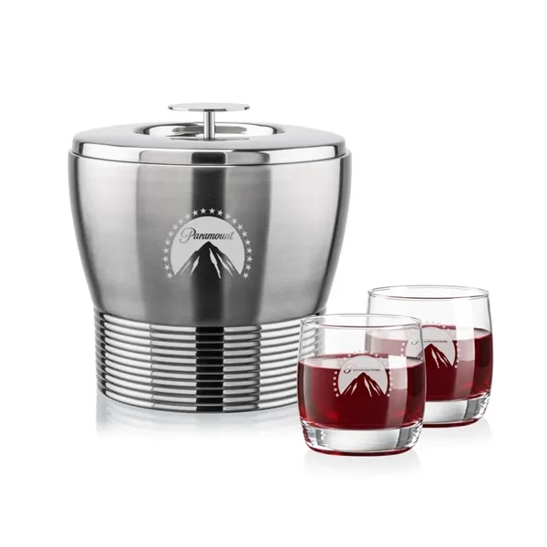 The Genoa Ice Bucket & On-the-Rocks Set is designed for effortless... from ASI 84592 St Regis Group