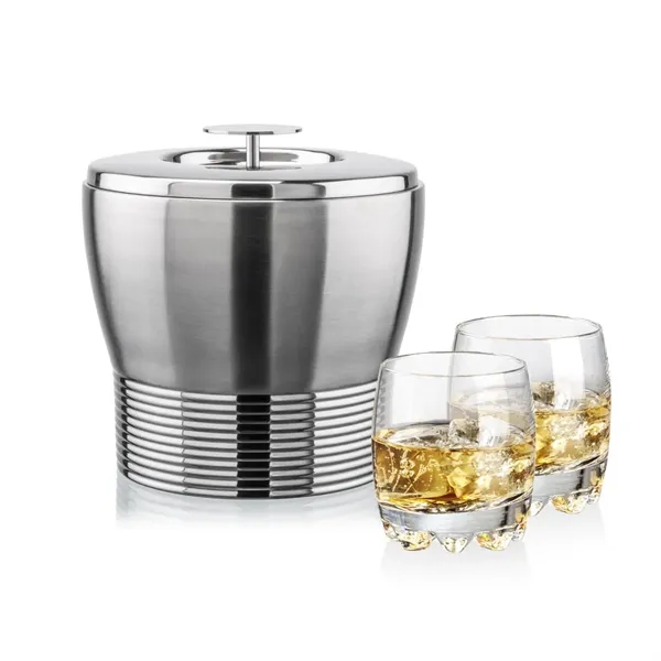 The Genoa Ice Bucket & On-the-Rocks Set is designed for effortless... from ASI 84592 St Regis Group