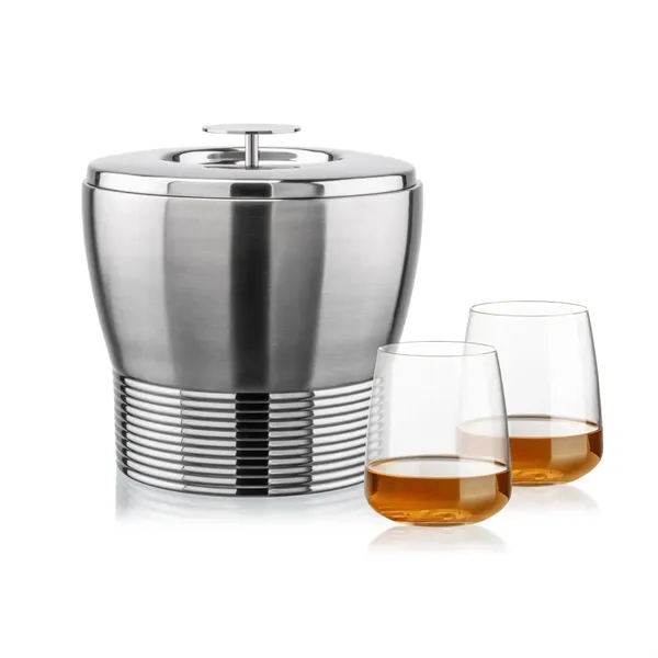 The Genoa Ice Bucket & On-the-Rocks Set is designed for effortless... from ASI 84592 St Regis Group