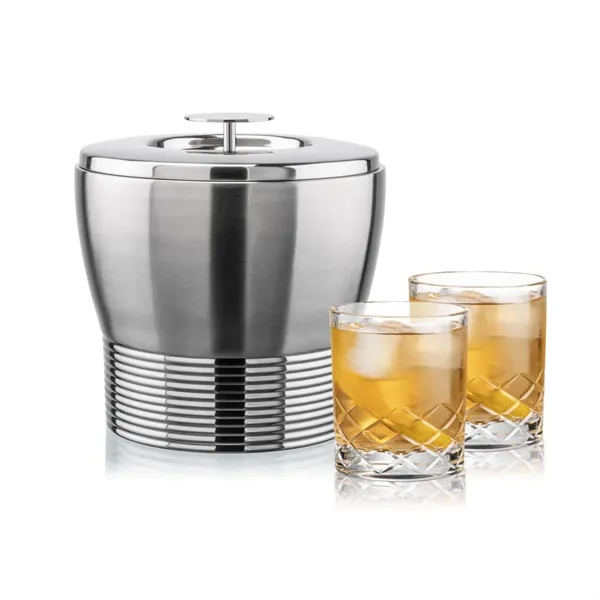 The Genoa Ice Bucket & On-the-Rocks Set is designed for effortless... from ASI 84592 St Regis Group