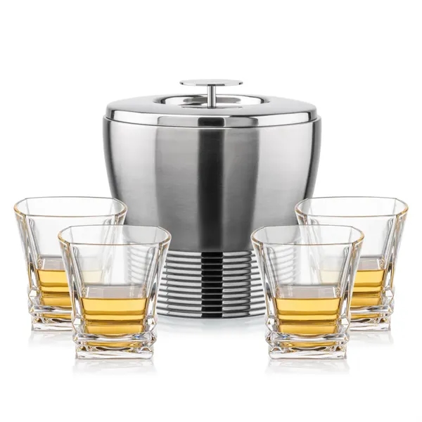 The Genoa Ice Bucket & On-the-Rocks Set is designed for effortless... from ASI 84592 St Regis Group