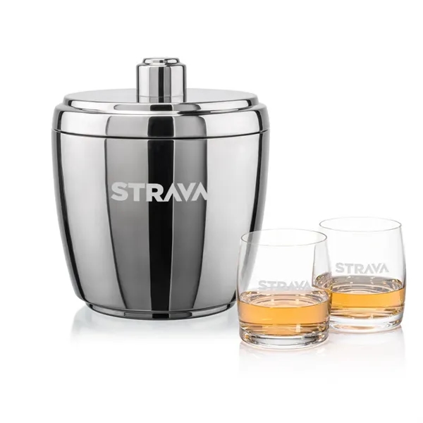 The Pescara Ice Bucket & On-the-Rocks Set combines modern style with... from ASI 84592 St Regis Group