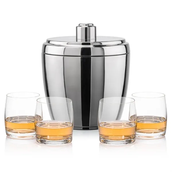 The Pescara Ice Bucket & On-the-Rocks Set combines modern style with... from ASI 84592 St Regis Group
