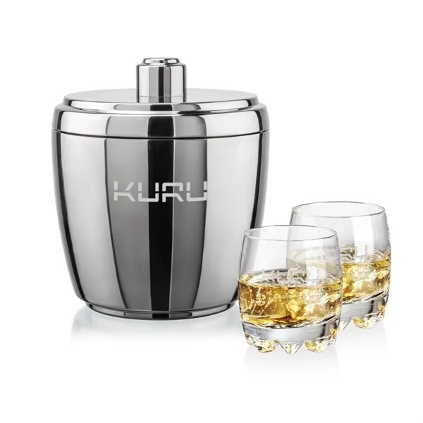 The Pescara Ice Bucket & On-the-Rocks Set combines modern style with... from ASI 84592 St Regis Group