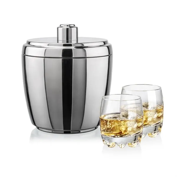 The Pescara Ice Bucket & On-the-Rocks Set combines modern style with... from ASI 84592 St Regis Group