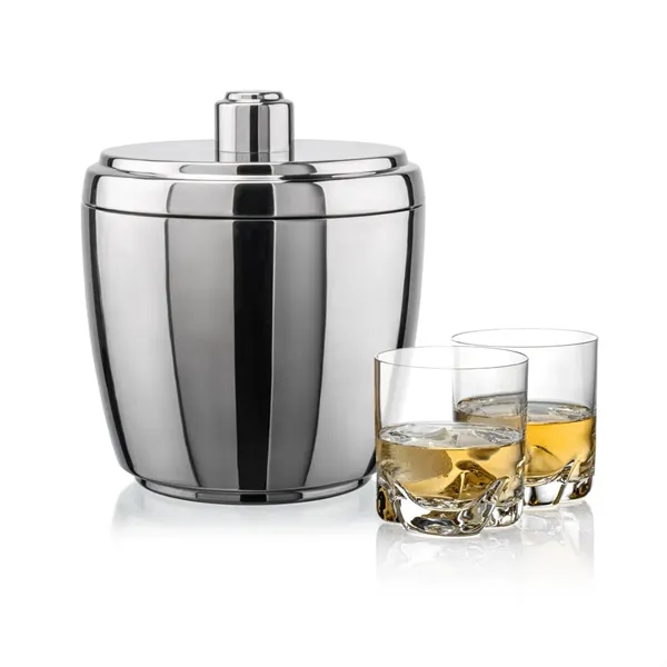The Pescara Ice Bucket & On-the-Rocks Set combines modern style with... from ASI 84592 St Regis Group