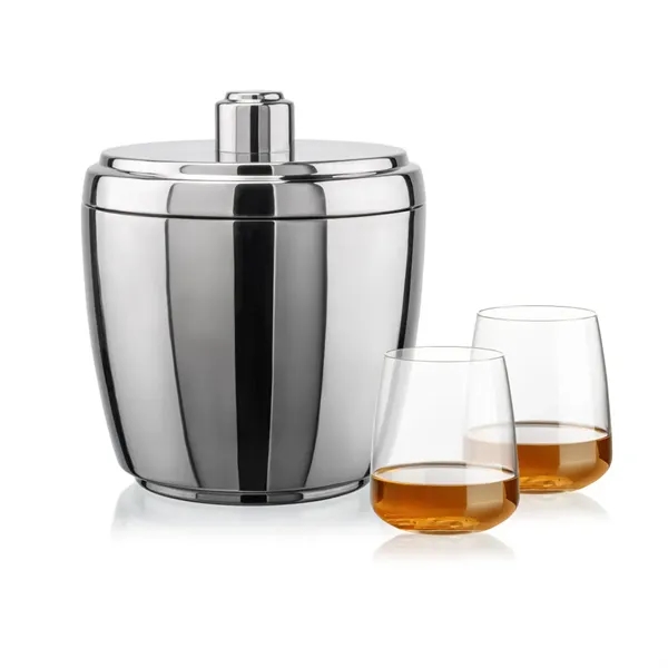 The Pescara Ice Bucket & On-the-Rocks Set combines modern style with... from ASI 84592 St Regis Group