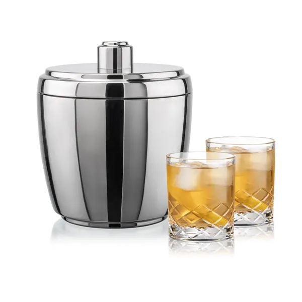 The Pescara Ice Bucket & On-the-Rocks Set combines modern style with... from ASI 84592 St Regis Group