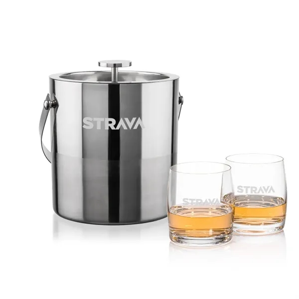 The Catania Ice Bucket with On-the-Rocks Set brings refined style and... from ASI 84592 St Regis Group